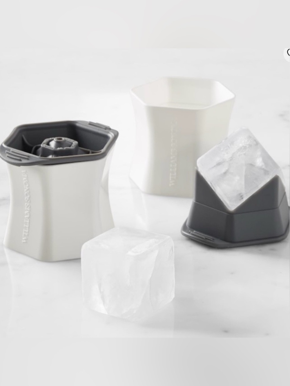 Williams Sonoma Colossal Cube Ice Cube Mold Set